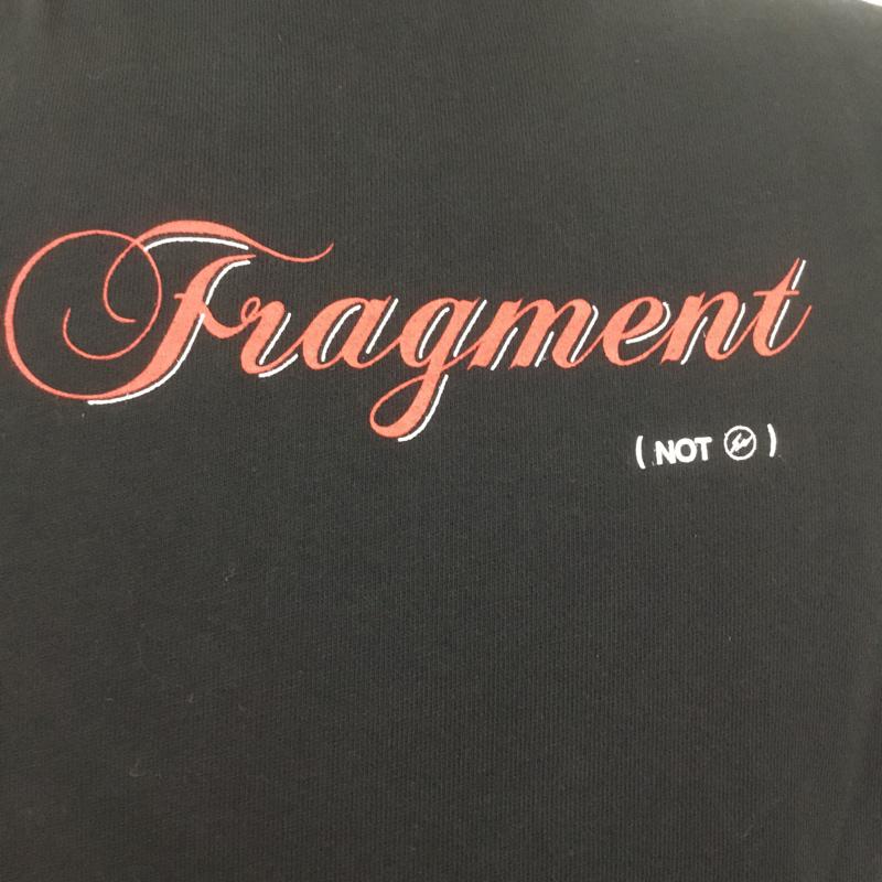 サカイ Sacai パーカー 長袖 Fragment not sacai Hoodie ノット サカイ フーディ 2 ロゴ、文字 黒 / ブラック / メンズ USED 古着 中古 10068046