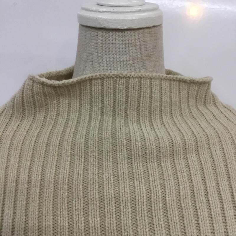 スライ SLY ニット、セーター 長袖 030CSA70-0490 ボリュームリブスリーブTOPS FREE 無地 アイボリー / アイボリー / レディース USED 古着 中古 10068081