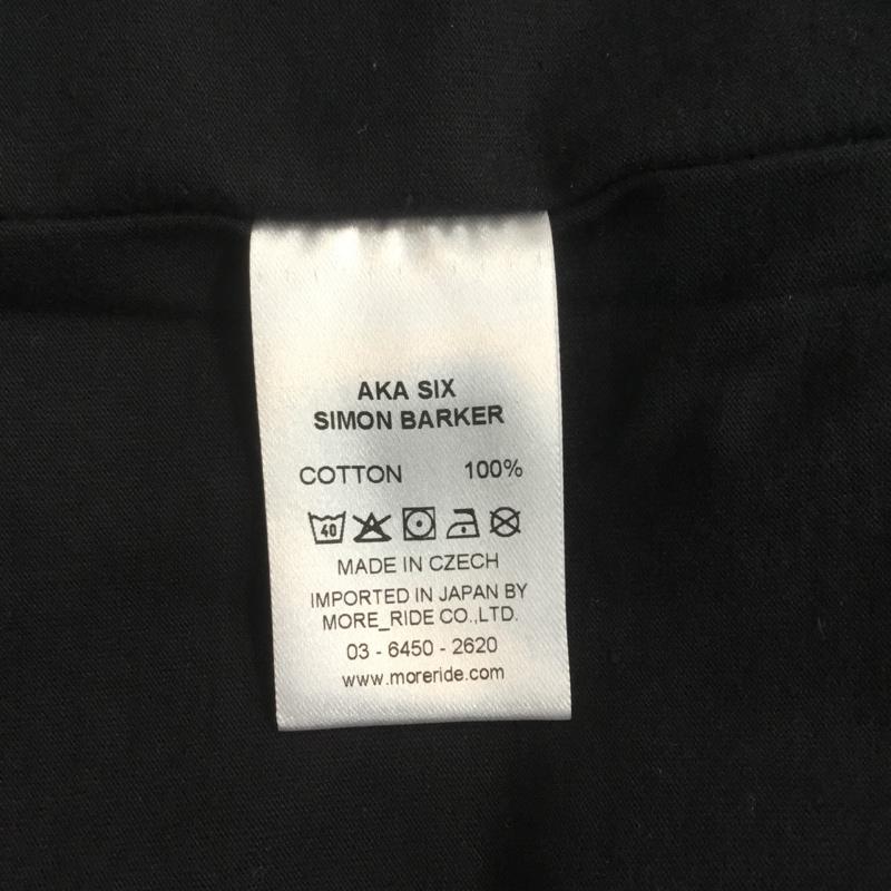 エーケーエーシックス AKA SIX Tシャツ 半袖 COWBOYS 3COLOUR PRINT T-SHIRT SIMON BARKER フラグメント タグ付き M プリント 黒 / ブラック / メンズ USED 古着 中古 10068114