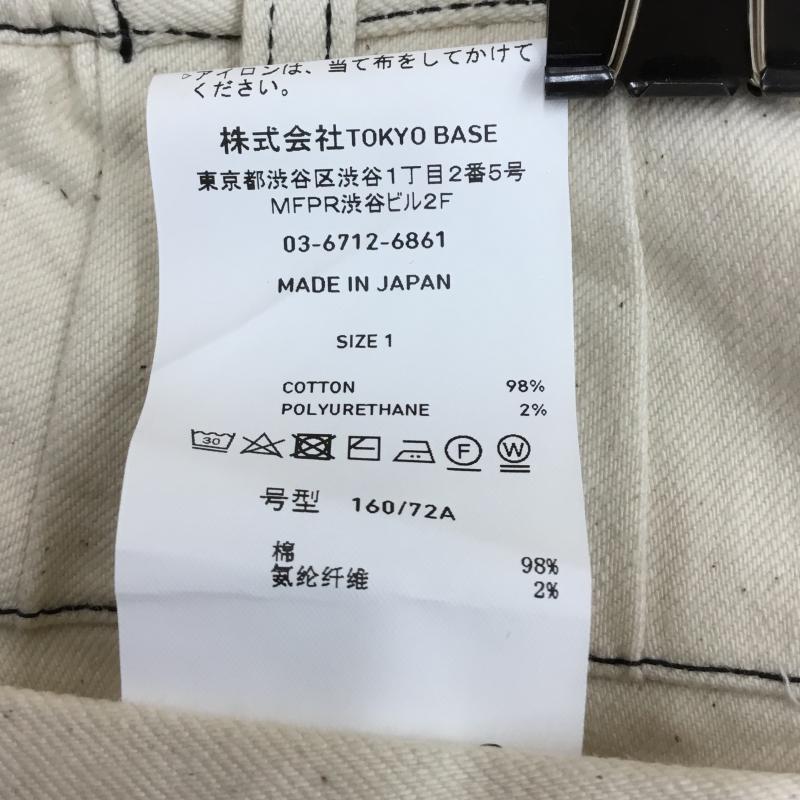 ユナイテッドトウキョウ UNITED TOKYO ボトムス ボトムス 1 無地 白 / ホワイト / メンズ USED 古着 中古 10068154