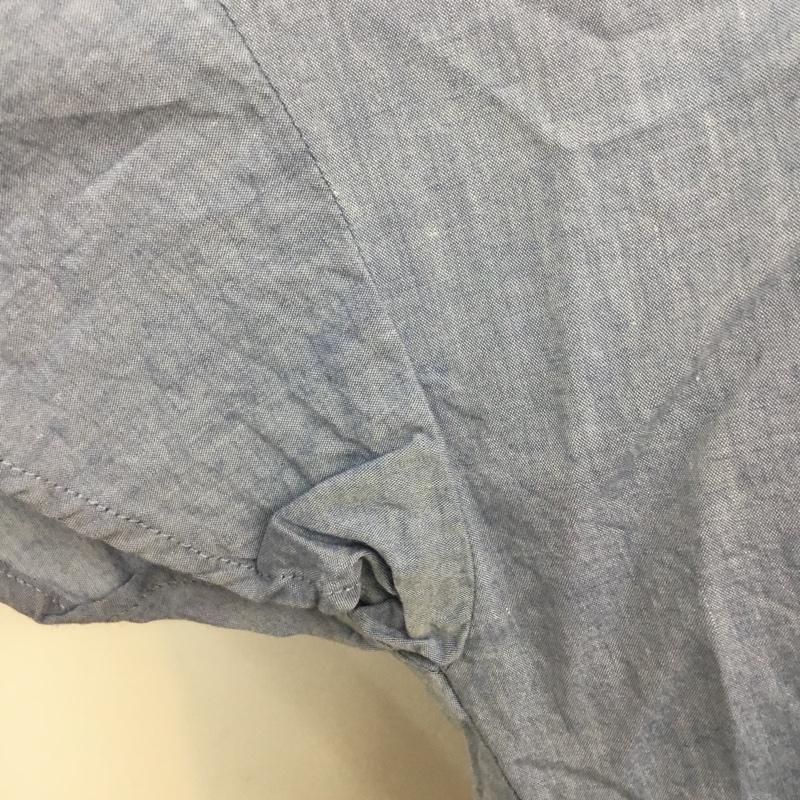 ナチュラルビューティーベーシック NATURAL BEAUTY BASIC シャツ、ブラウス 半袖 M 無地 水色 / ライトブルー / レディース USED 古着 中古 10068208