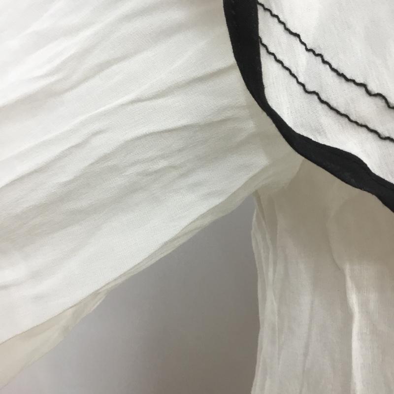 ダブルクローゼット w closet シャツ、ブラウス 七分袖 FREE 無地 白 / ホワイト / レディース USED 古着 中古 10068299