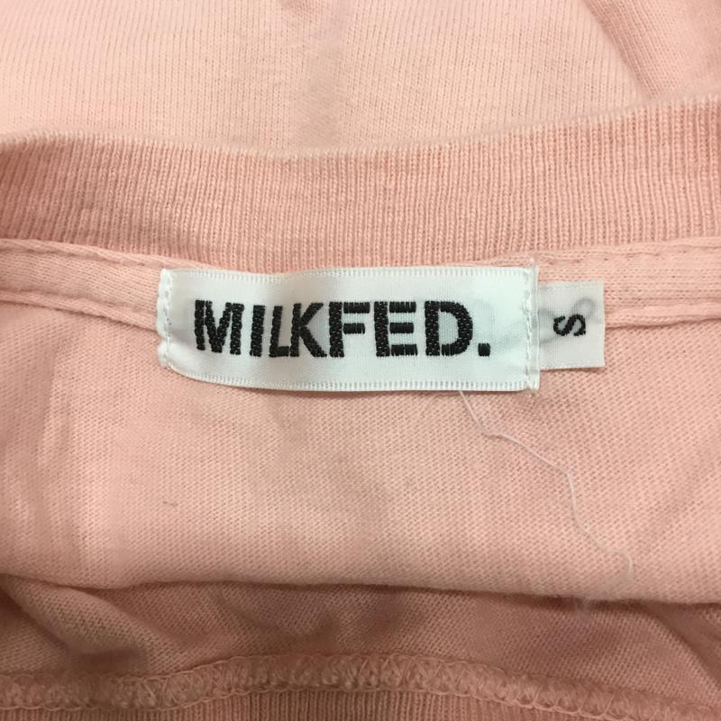 ミルク MILK Tシャツ 半袖 S 無地 桃 / ピンク / レディース USED 古着 中古 10068303