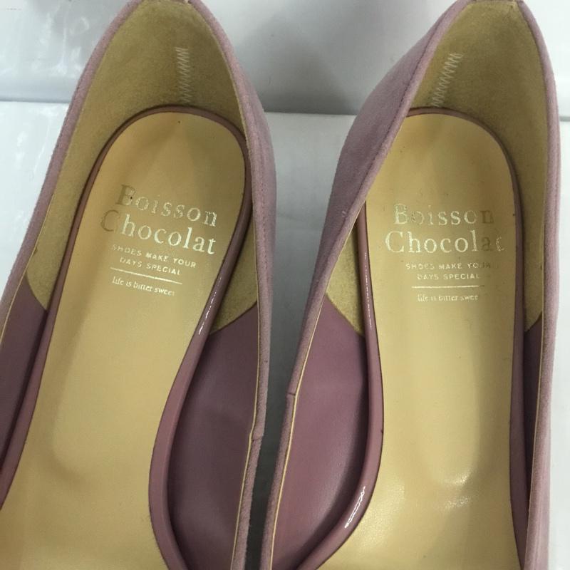 ボワソンショコラ Boisson Chocolat パンプス パンプス 23.5cm 無地 紫 / パープル / レディース USED 古着 中古 10068314
