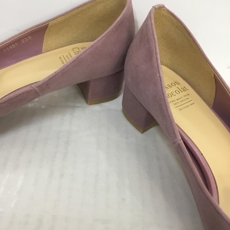 ボワソンショコラ Boisson Chocolat パンプス パンプス 23.5cm 無地 紫 / パープル / レディース USED 古着 中古 10068314