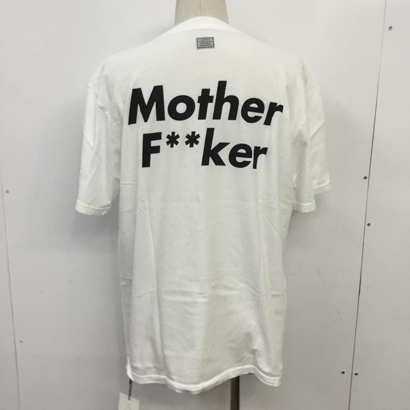 タンタン TANG TANG Tシャツ 半袖 T-4113 MOTHERF**KER ボックスロゴ タグ付き XL プリント 白 / ホワイト / メンズ USED 古着 中古 10068345