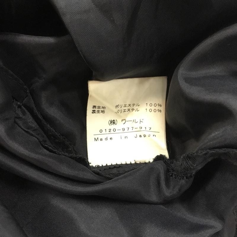 インディヴィ INDIVI スカート ひざ丈スカート 38 無地 黒 / ブラック / レディース USED 古着 中古 10068361