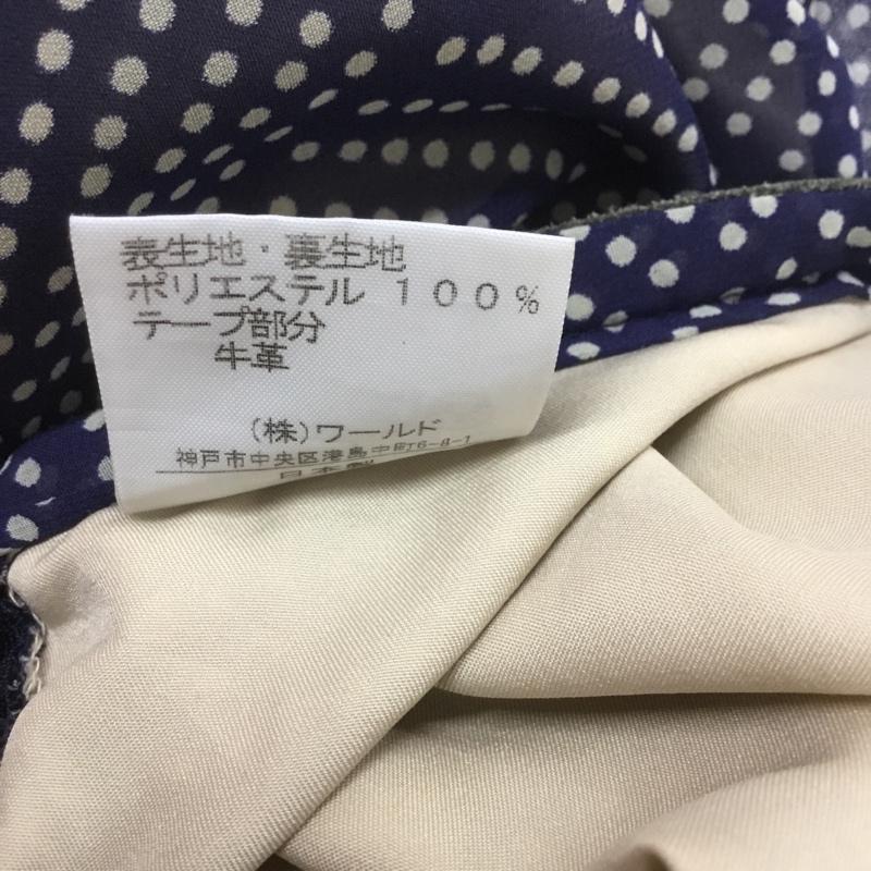 アンタイトル UNTITLED スカート ひざ丈スカート 4 紺 / ネイビー / レディース USED 古着 中古 10068367