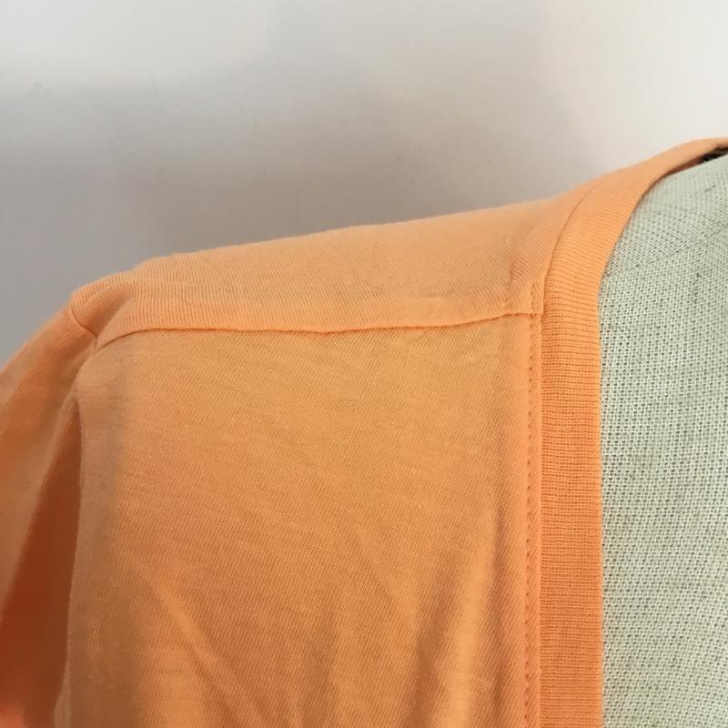 ラルフローレンスポーツ RALPH LAUREN SPORT Tシャツ 半袖 Vネック S ワンポイント 橙 / オレンジ / レディース USED 古着 中古 10068370