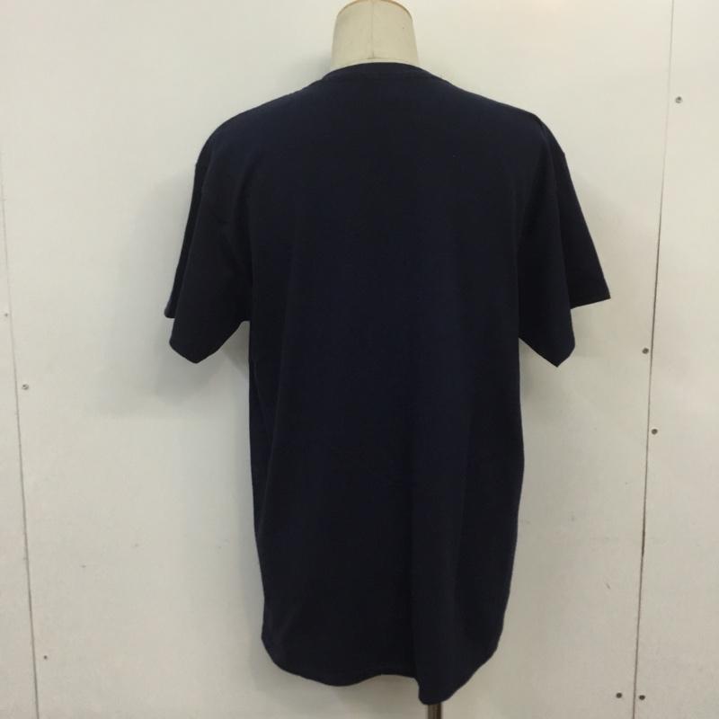スクリーンスターズ SCREEN STARS Tシャツ 半袖 22TS-YL タグ付き YALE CREW L ロゴ、文字 紺 / ネイビー / メンズ USED 古着 中古 10068383