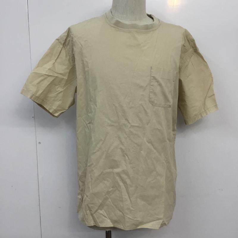 ビームス ハート BEAMS HEART カットソー 半袖 42-04-0120-147 クロス BIG Tシャツ M 無地 ベージュ / ベージュ / メンズ USED 古着 中古 10068388