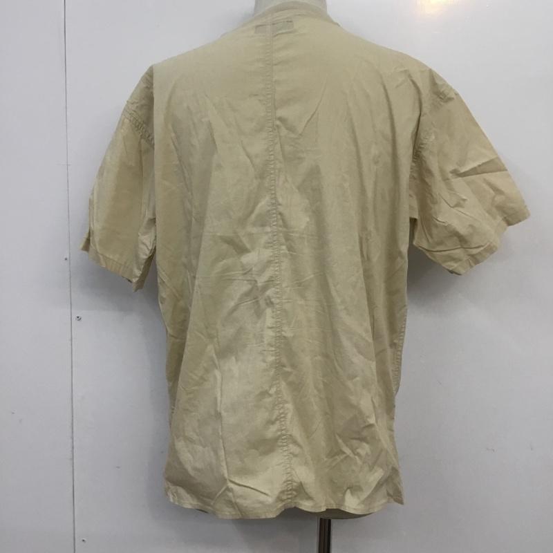 ビームス ハート BEAMS HEART カットソー 半袖 42-04-0120-147 クロス BIG Tシャツ M 無地 ベージュ / ベージュ / メンズ USED 古着 中古 10068388