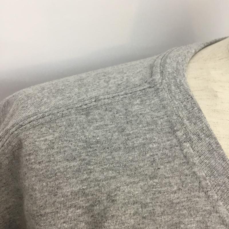 チャンピオン Champion Tシャツ 半袖 クルーネック L ワンポイント 灰 / グレー / メンズ USED 古着 中古 10068390