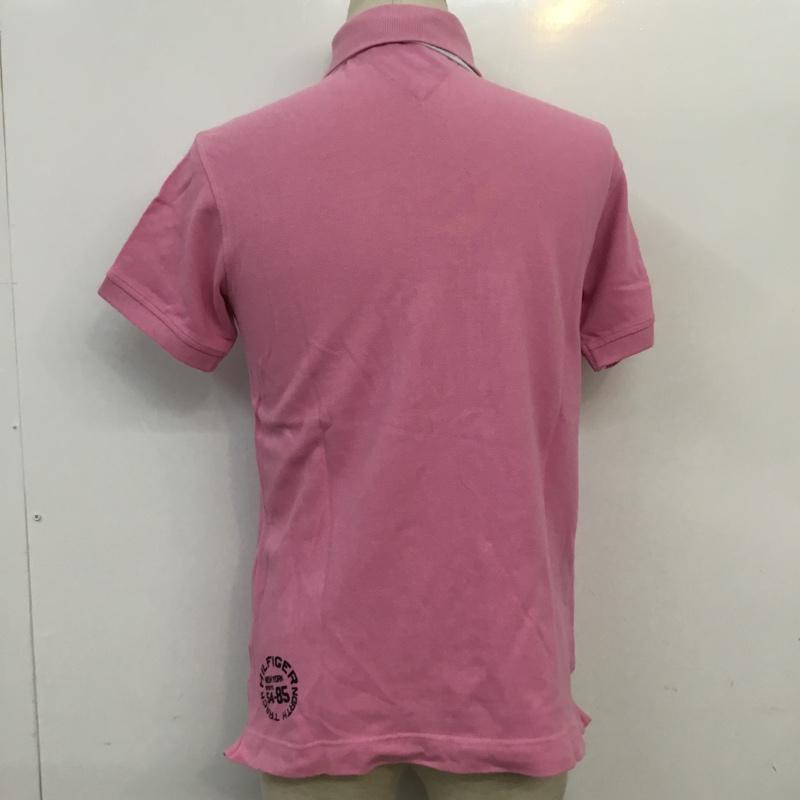 トミーヒルフィガー TOMMY HILFIGER ポロシャツ 半袖 S 無地 桃 / ピンク / メンズ USED 古着 中古 10068397