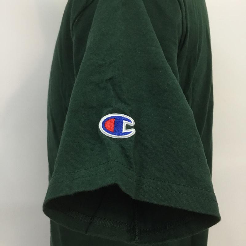 チャンピオン Campion Tシャツ 半袖 M 無地 緑 / グリーン / メンズ USED 古着 中古 10068399