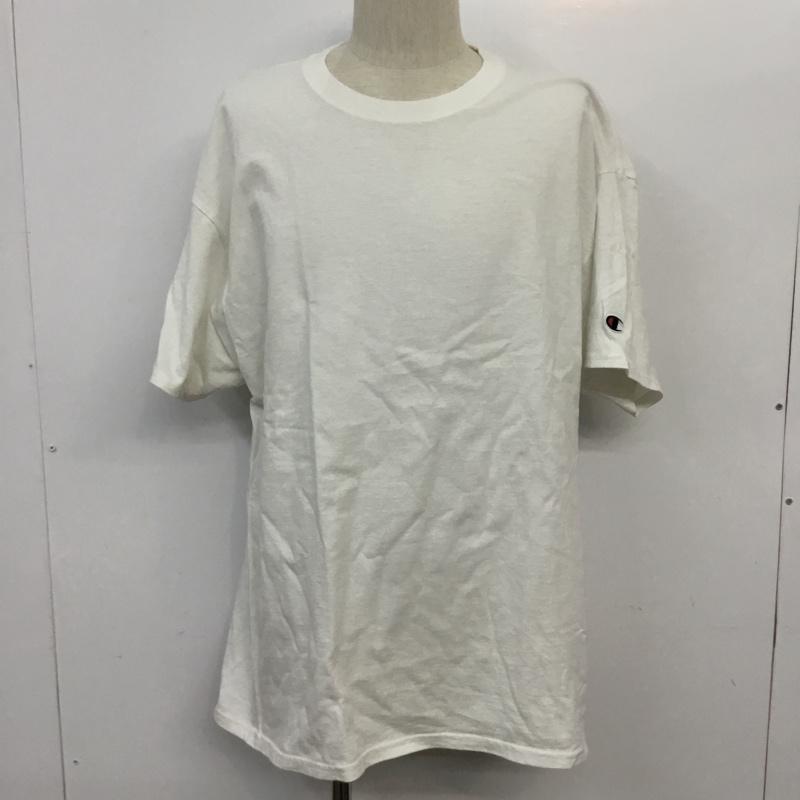チャンピオン Campion Tシャツ 半袖 XL 無地 白 / ホワイト / メンズ USED 古着 中古 10068403