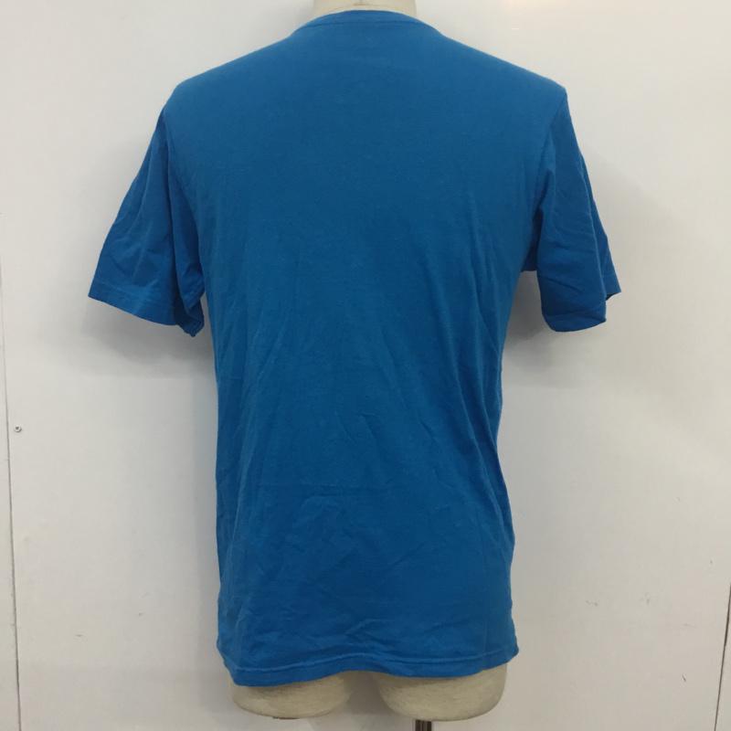 コロンビア Columbia Tシャツ 半袖 112 EM1993 クルーネック S プリント 青 / ブルー / メンズ USED 古着 中古 10068404