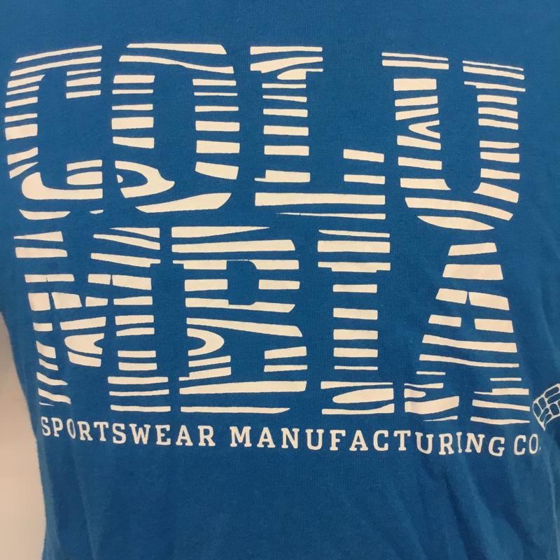 コロンビア Columbia Tシャツ 半袖 112 EM1993 クルーネック S プリント 青 / ブルー / メンズ USED 古着 中古 10068404