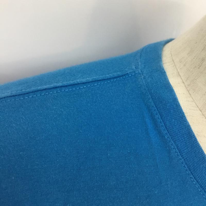 コロンビア Columbia Tシャツ 半袖 112 EM1993 クルーネック S プリント 青 / ブルー / メンズ USED 古着 中古 10068404