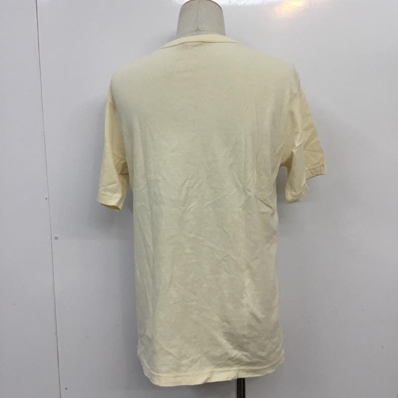 チャンピオン Campion Tシャツ 半袖 L 無地 アイボリー / アイボリー / メンズ USED 古着 中古 10068405