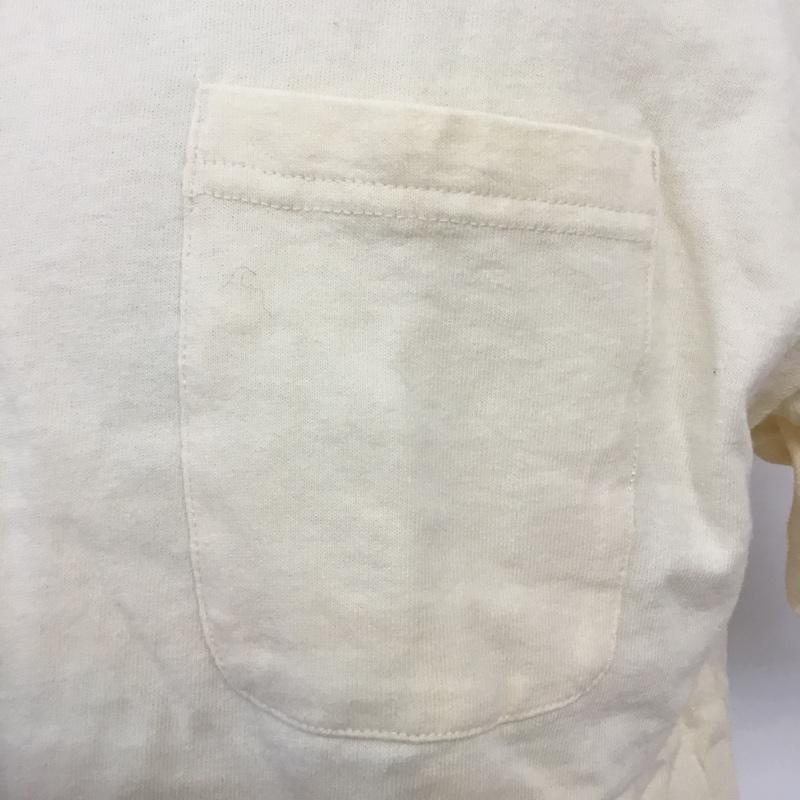 チャンピオン Campion Tシャツ 半袖 L 無地 アイボリー / アイボリー / メンズ USED 古着 中古 10068405