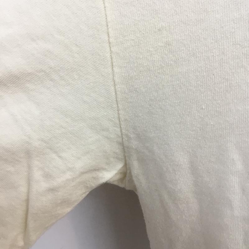 チャンピオン Campion Tシャツ 半袖 L 無地 アイボリー / アイボリー / メンズ USED 古着 中古 10068405