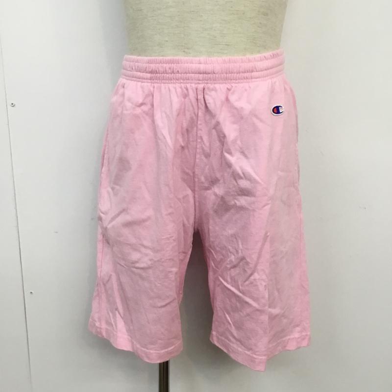 チャンピオン Campion パンツ ショートパンツ L 無地 桃 / ピンク / メンズ USED 古着 中古 10068412