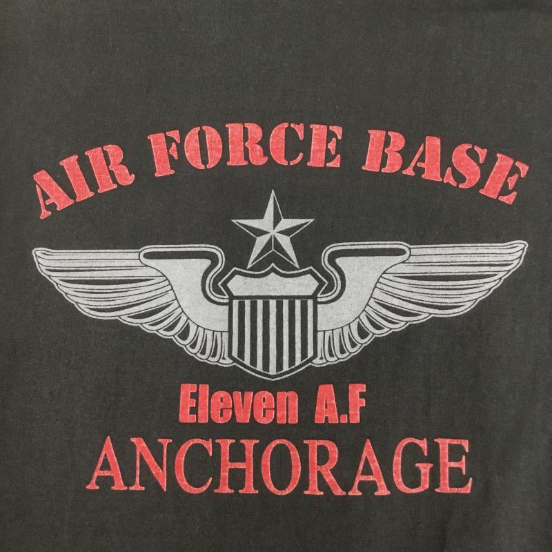 ヒューストン HOUSTON Tシャツ 半袖 L プリント 黒 / ブラック / メンズ USED 古着 中古 10068421