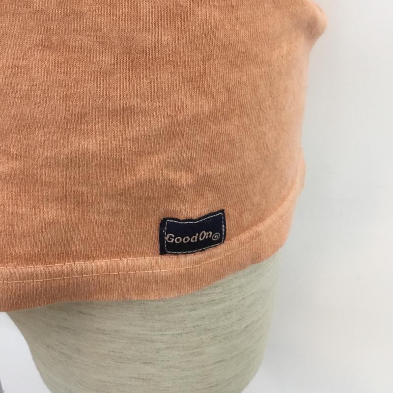 グッドオン Good On Tシャツ 半袖 S 無地 桃 / ピンク / X 緑 / グリーン / メンズ USED 古着 中古 10068479