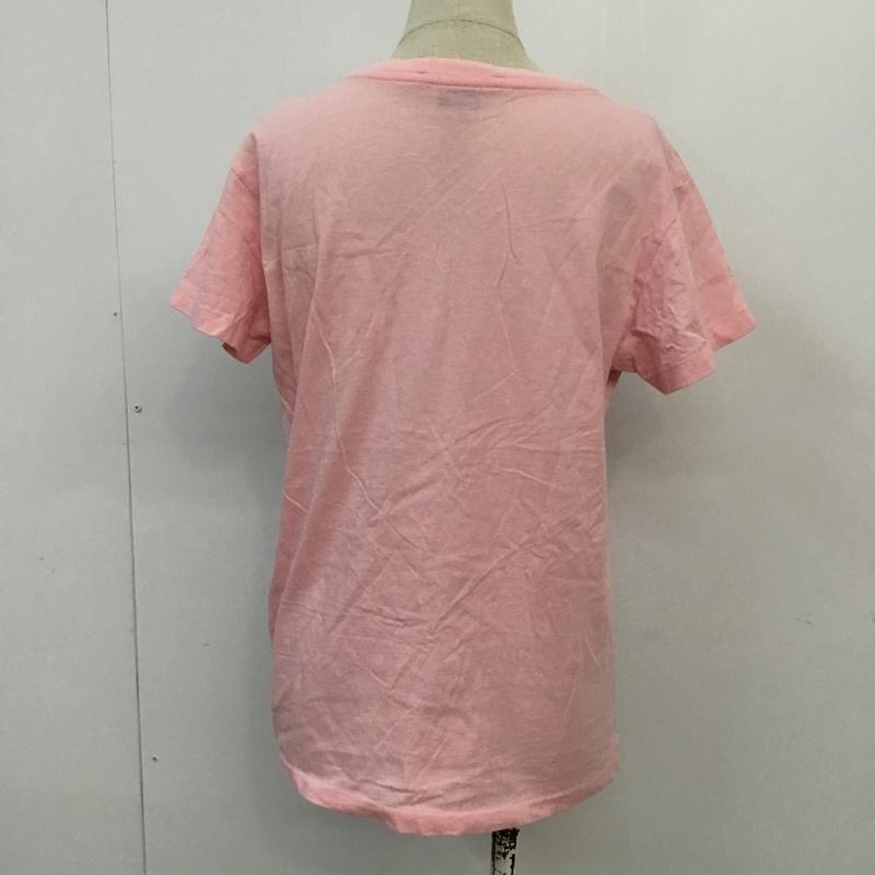 ラルフローレンスポーツ RALPHLAURENSPORT Tシャツ 半袖 Vネック M 桃 / ピンク / レディース USED 古着 中古 10068484