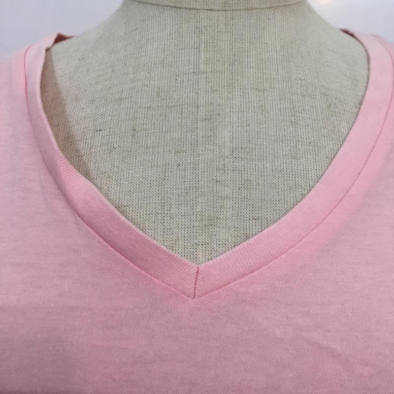 ラルフローレンスポーツ RALPHLAURENSPORT Tシャツ 半袖 Vネック M 桃 / ピンク / レディース USED 古着 中古 10068484