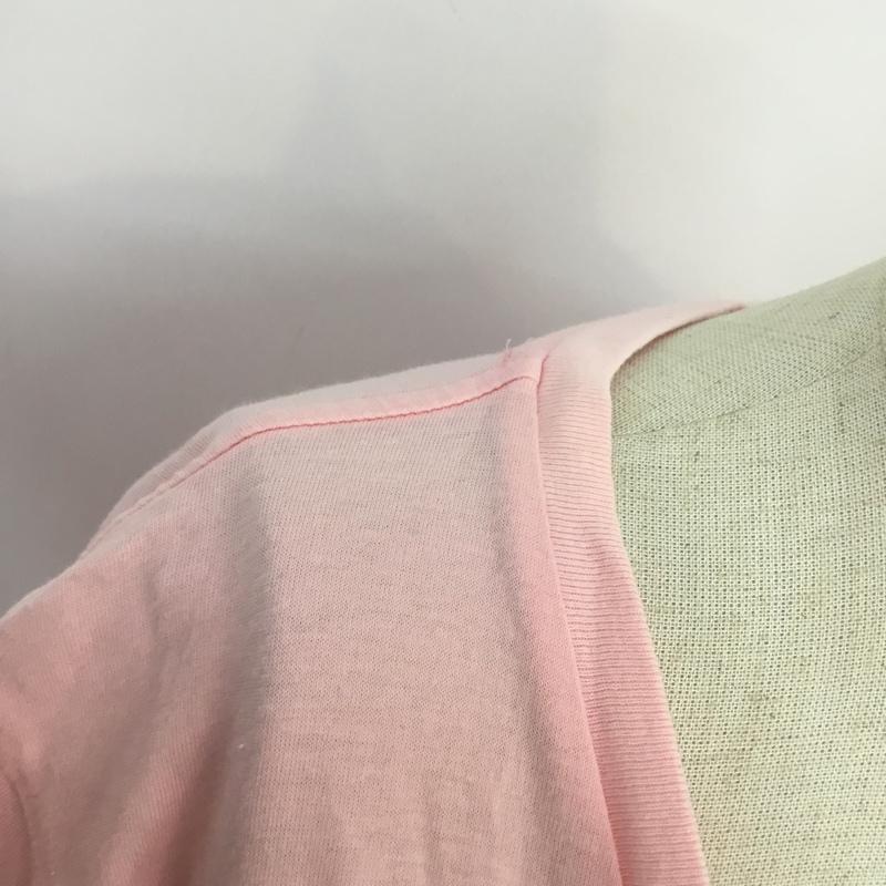 ラルフローレンスポーツ RALPHLAURENSPORT Tシャツ 半袖 Vネック M 桃 / ピンク / レディース USED 古着 中古 10068484