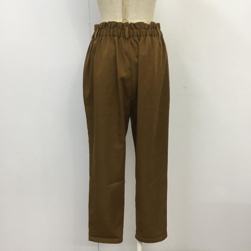 エヘカソポ ehka sopo パンツ スラックス FREE 無地 茶 / ブラウン / レディース USED 古着 中古 10068582