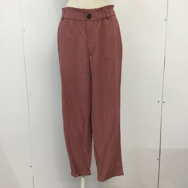 ザラ ZARA パンツ スラックス L 無地 桃 / ピンク / レディース USED 古着 中古 10068593