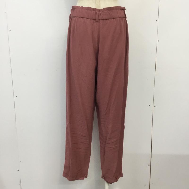 ザラ ZARA パンツ スラックス L 無地 桃 / ピンク / レディース USED 古着 中古 10068593
