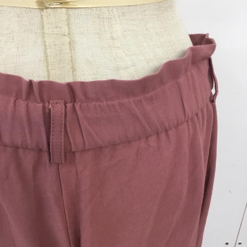 ザラ ZARA パンツ スラックス L 無地 桃 / ピンク / レディース USED 古着 中古 10068593