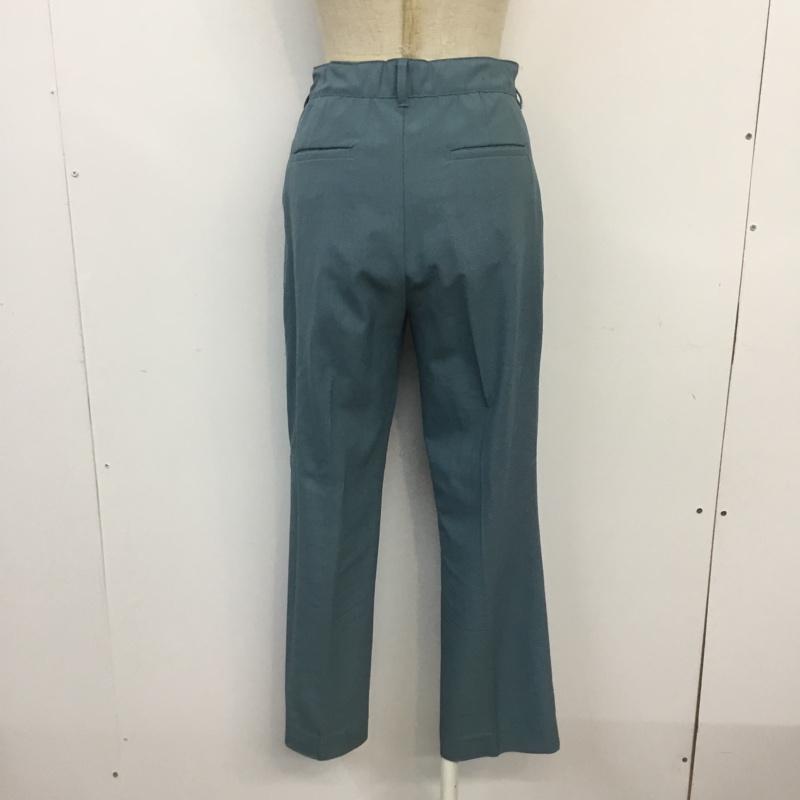 ジーナシス JEANASIS パンツ スラックス JS050378MC ストレッチスラックスパンツ FREE 無地 水色 / ライトブルー / レディース USED 古着 中古 10068677
