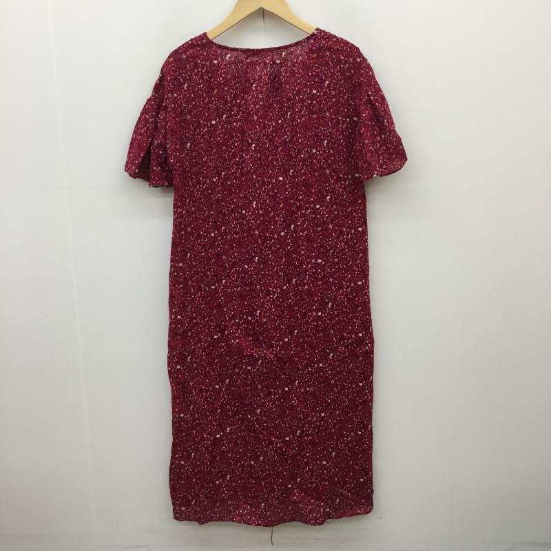 ニコアンド niko and... カーディガン 半袖 タグ付き FREE 花柄 桃 / ピンク / レディース USED 古着 中古 10068799