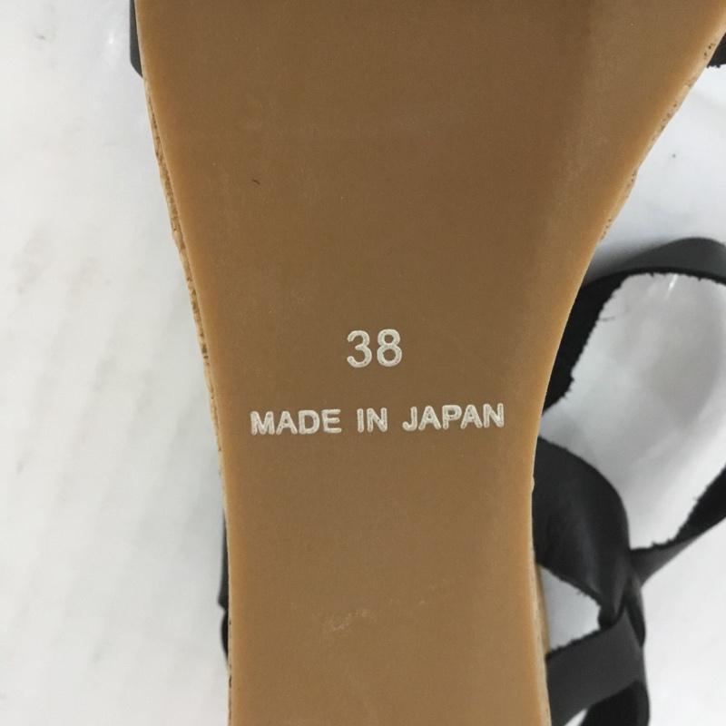 スタディオクリップ studio CLIP サンダル サンダル 無地 黒 / ブラック / X 茶 / ブラウン / レディース USED 古着 中古 10068850