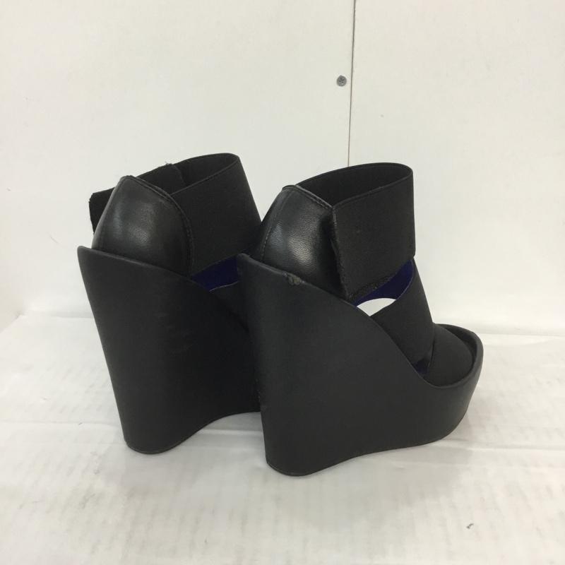 ローズバッド ROSE BUD サンダル サンダル 無地 黒 / ブラック / レディース USED 古着 中古 10068860