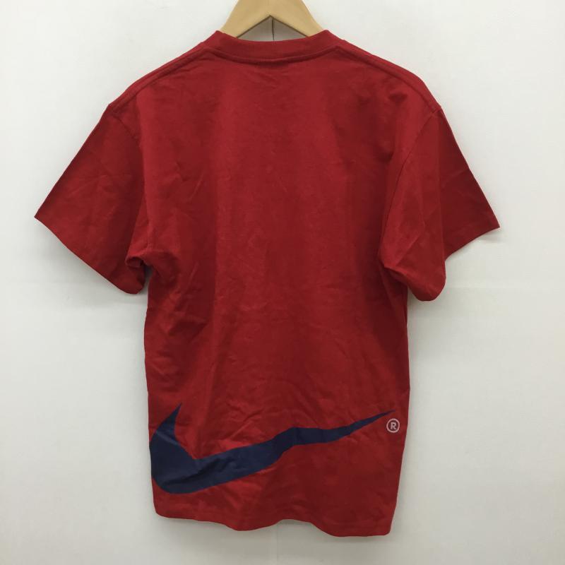ナイキ NIKE Tシャツ 半袖 S ロゴ、文字 赤 / レッド / メンズ USED 古着 中古 10068885