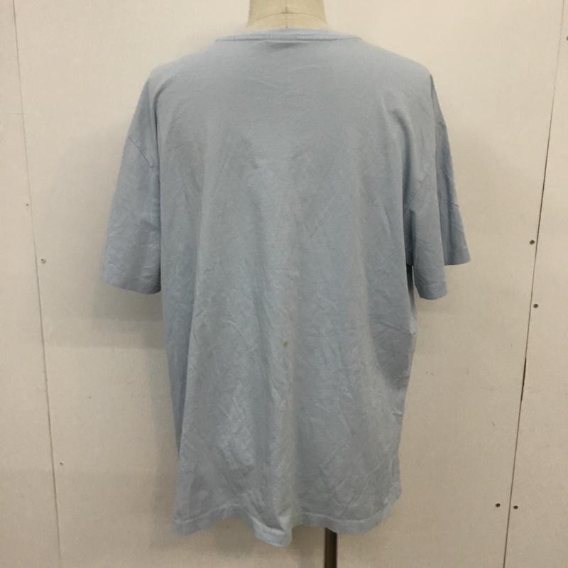 ポロバイラルフローレン Polo by RALPH LAUREN Tシャツ 半袖 XL 無地 水色 / ライトブルー / メンズ USED 古着 中古 10068986