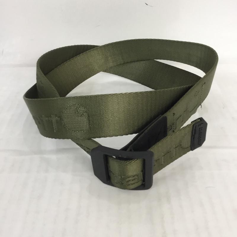 カーハート Carhartt ベルト・バックル ベルト WB5768 ナイロンウェビング ロックベルト ロゴ、文字 カーキ / カーキ / X 黒 / ブラック / メンズ USED 古着 中古 10069074
