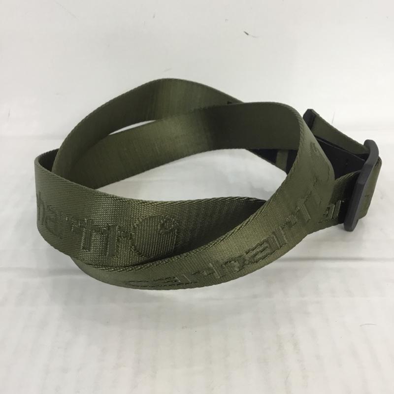 カーハート Carhartt ベルト・バックル ベルト WB5768 ナイロンウェビング ロックベルト ロゴ、文字 カーキ / カーキ / X 黒 / ブラック / メンズ USED 古着 中古 10069074