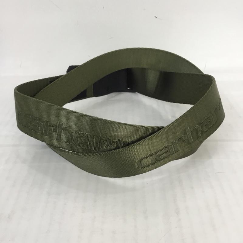 カーハート Carhartt ベルト・バックル ベルト WB5768 ナイロンウェビング ロックベルト ロゴ、文字 カーキ / カーキ / X 黒 / ブラック / メンズ USED 古着 中古 10069074