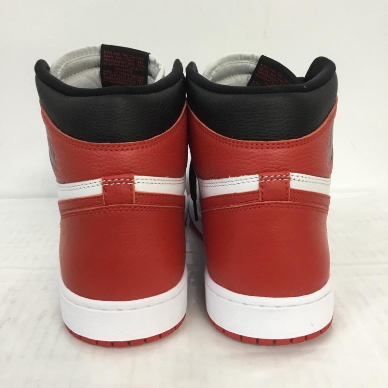 ナイキ NIKE スニーカー スニーカー 555088-161 AIR JORDAN 1 RETRO HIGH OG 30cm 箱有 30.0cm ロゴ、文字 白 / ホワイト / X 赤 / レッド / X 黒 / ブラック / メンズ USED 古着 中古 10069098