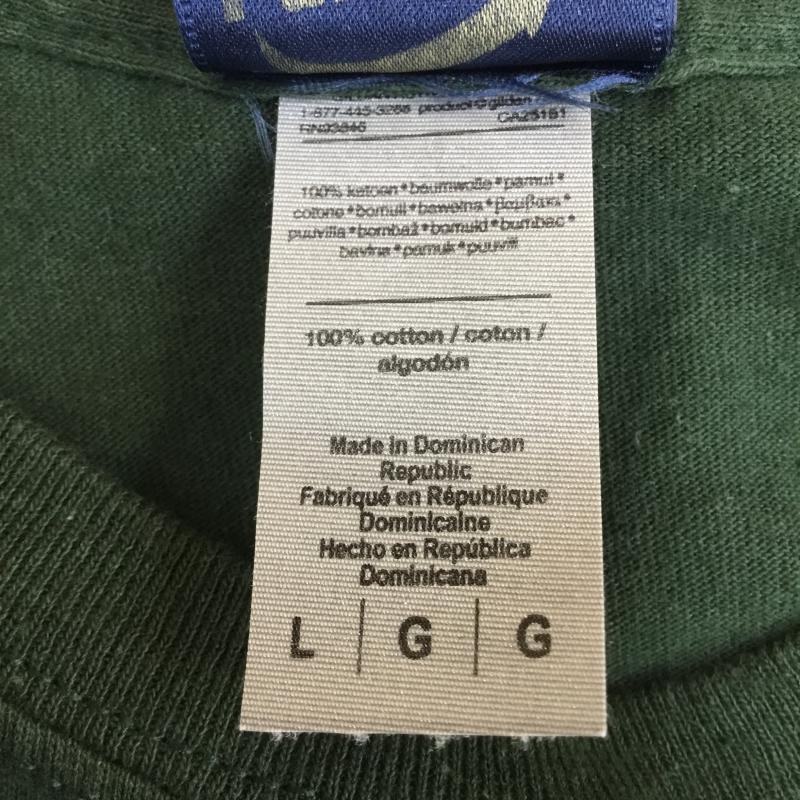 パラノイド PARANOID Tシャツ 半袖 L ロゴ、文字 X 刺繍 緑 / グリーン / メンズ USED 古着 中古 10069149