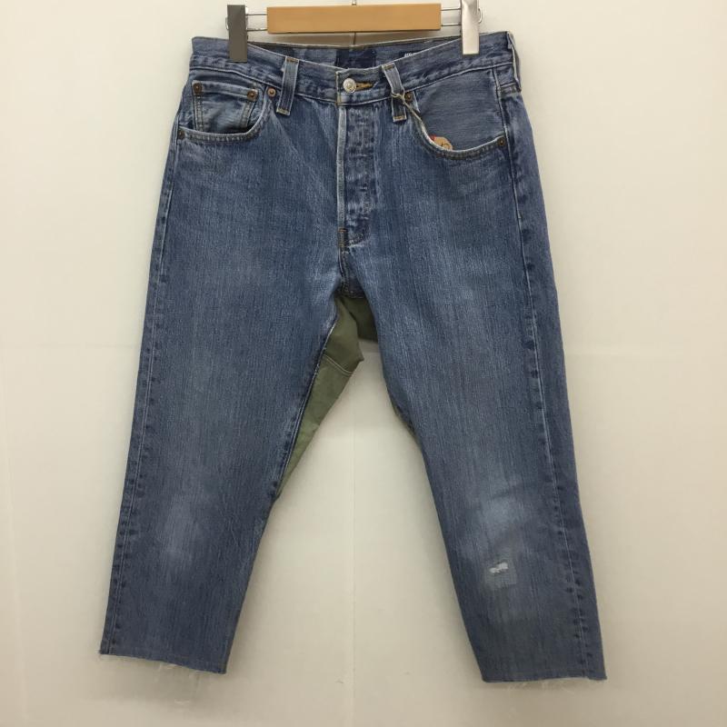 アトリエアンドリペアーズ ATELIER&REPAIRS パンツ デニム、ジーンズ リーバイス 501 リメイクデニム ダメージ加工 30インチ 青 / ブルー / メンズ USED 古着 中古 10069161