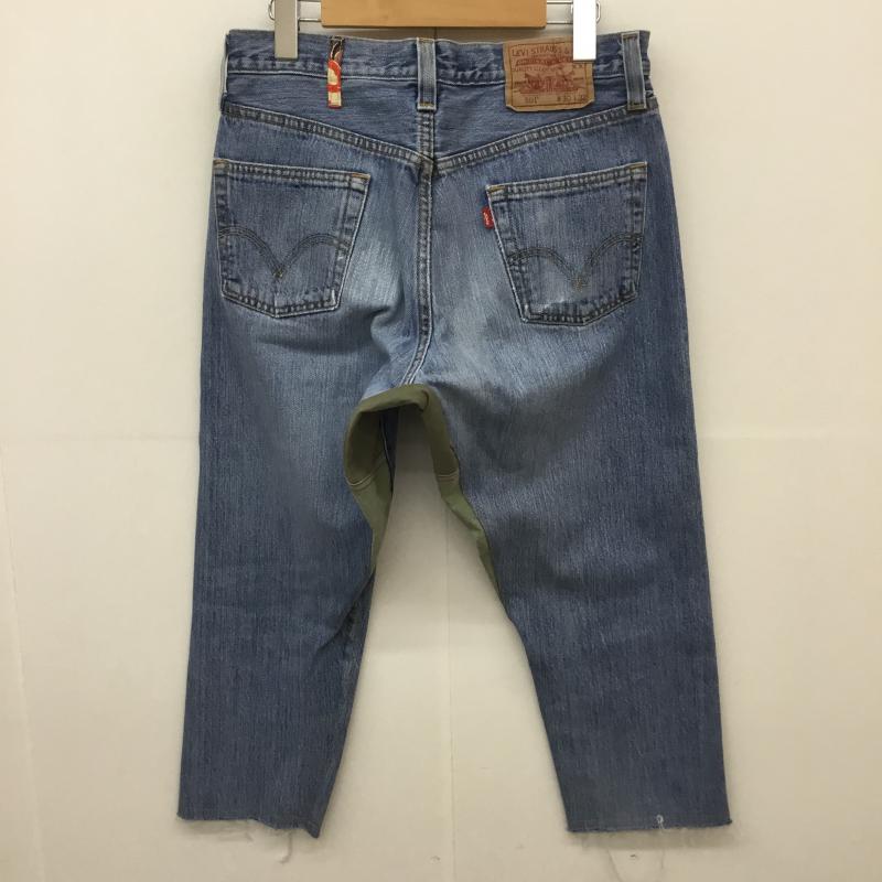 アトリエアンドリペアーズ ATELIER&REPAIRS パンツ デニム、ジーンズ リーバイス 501 リメイクデニム ダメージ加工 30インチ 青 / ブルー / メンズ USED 古着 中古 10069161