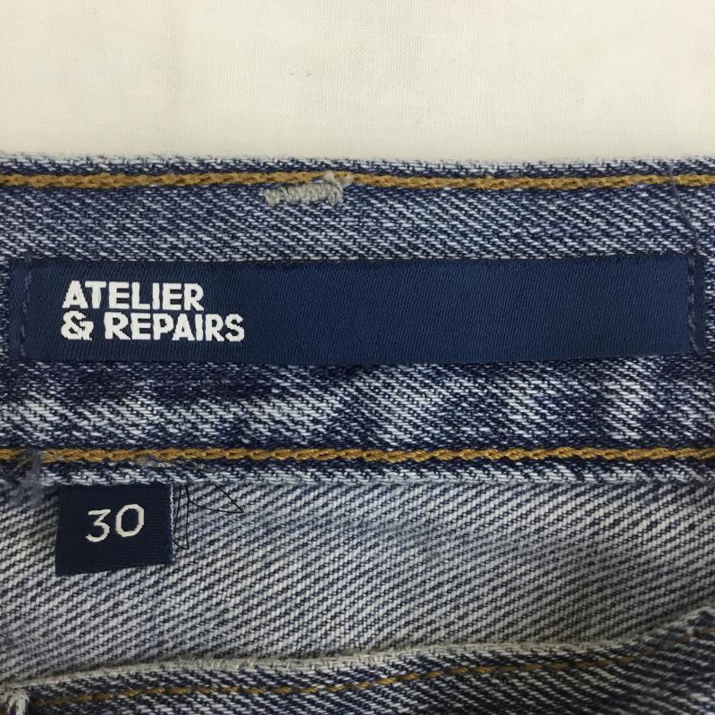 アトリエアンドリペアーズ ATELIER&REPAIRS パンツ デニム、ジーンズ リーバイス 501 リメイクデニム ダメージ加工 30インチ 青 / ブルー / メンズ USED 古着 中古 10069161